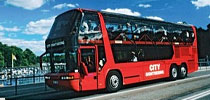 Gratis sightseeing med buss i Stockholm