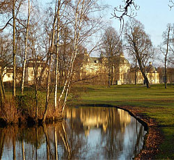 English park at Drottningholm Palace