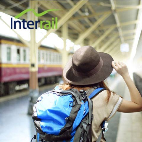Interrailkort - Sammanhängade dagar - Europa