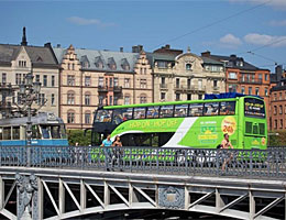 Hop on Hop off bus toar Stockholm