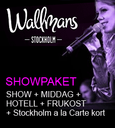 Showpaket i Stockholm - Wallmans 