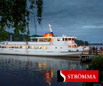 Somrig middagsbuffé i Mälaren