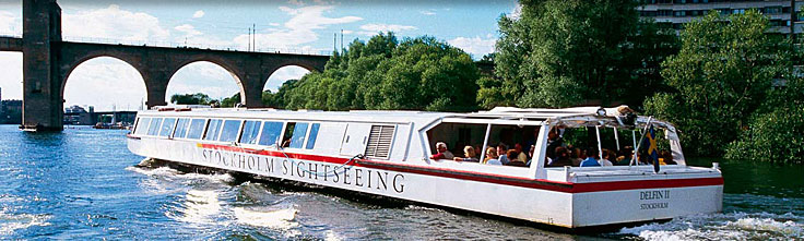 Båt uppleverlser i Stockholm