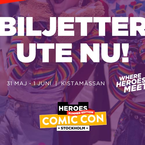 Köp biljetter till Comic Con i Stockolm 2025