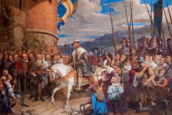Gustav Vasas intåg i Stockholm 1523