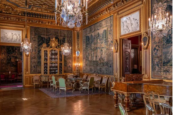 Inträdesbiljett till Hallwylska museet på påslovet i Stockholm