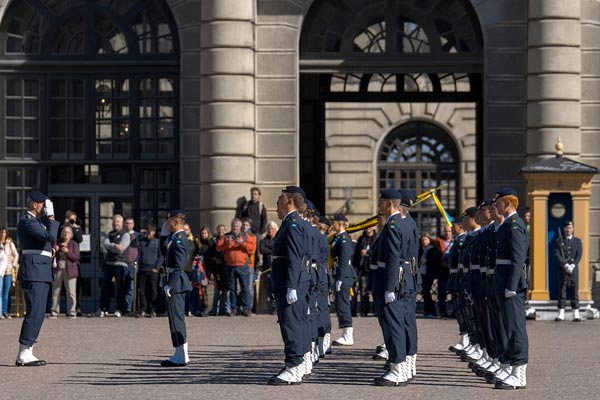 Högvaktsavlösningen Stockholms Slott