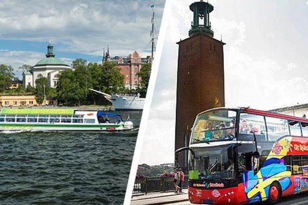 Köp biljett till buss båt i Stockholm.