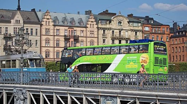 Hop-on/Hop-off bus in Stockholm