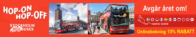 Hop-on Hop-off sightseeing i Stockholm