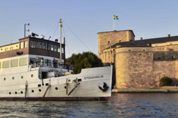 Höstlovet Vaxholms Kastell i Stockholm