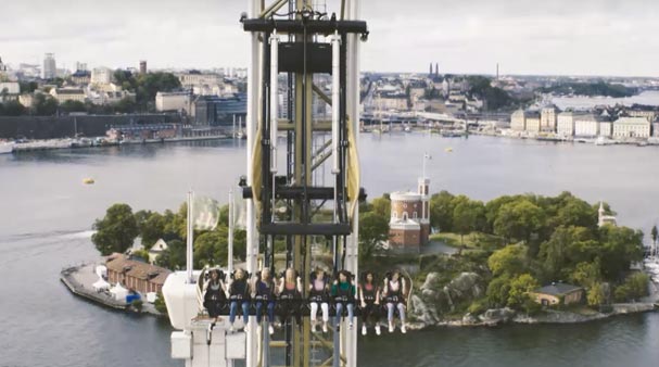 Ikaros åkattraktion Gröna Lund Stockholm