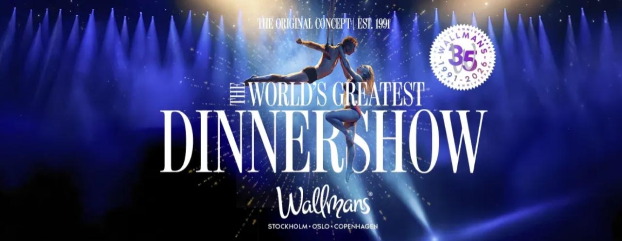Wallmans Stockholm dinner show krogshow biljetter 2026