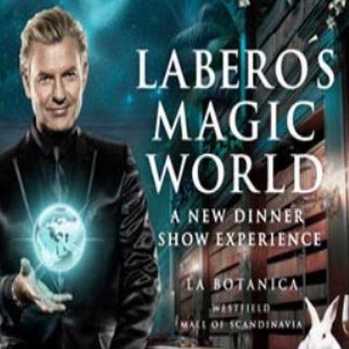 Boka Laberos magic world med julbord i Stockholm 2025