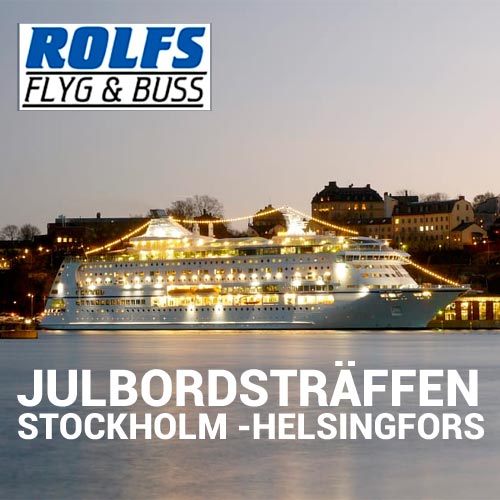 Boka Julbordsträffen kryssning från Stockholm till Helsingfors 2025