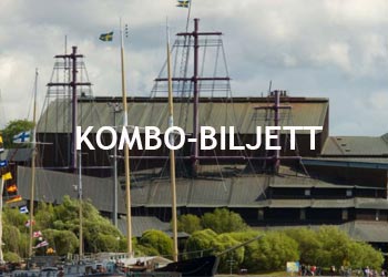 Kombobiljett Vasa Museet och Djurgården biljetter