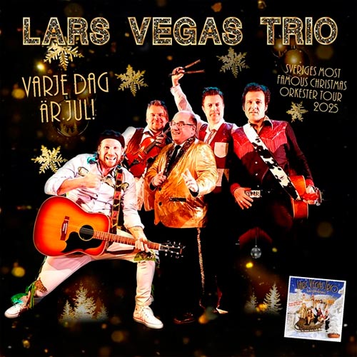 Köp biljetter till Lars Vegas Trio julshow i Stockholm 2025