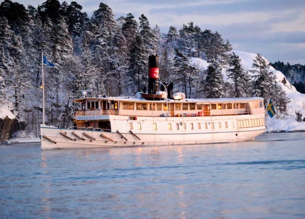 Lilla Skärgårdsturen under nov december i Stockholm