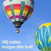 Luftballong över Stockholm