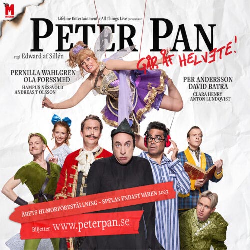 Boka Peter Pan går åt helvete hotellpaket
