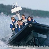 Sightseeing med RIB-båt i Stockholm.