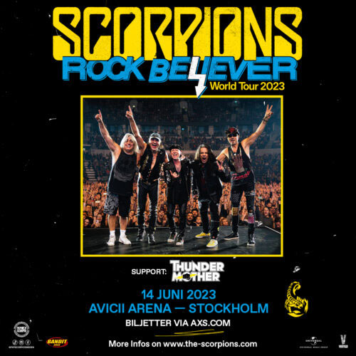 Boka Scorpions hotellpaket  i Stockholm 
