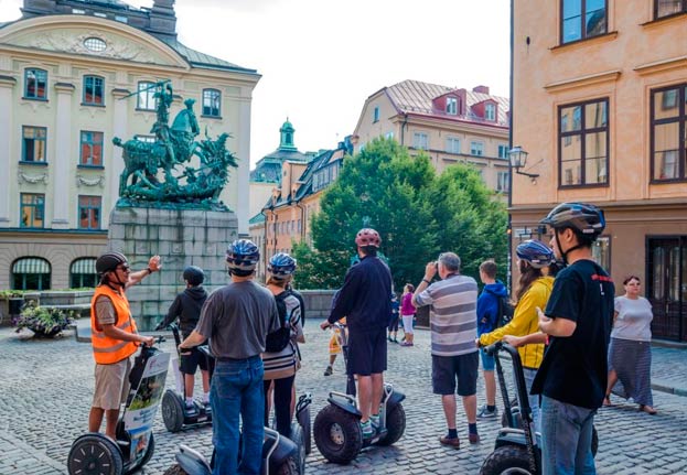 segway tur i Stockholm med sightseeing