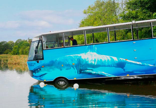 Åk amfibiebuss i Stockholm