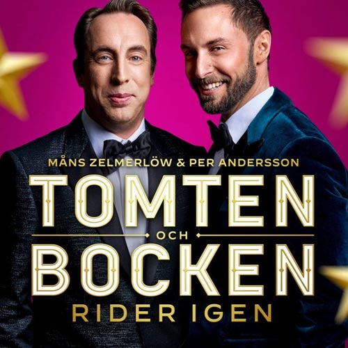 Boka Tomten och Bocken julshow i Stockholm