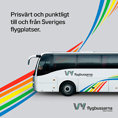 Vy flygbussarna mellan Arlanda flygplats och Stockholm Cityterminalen