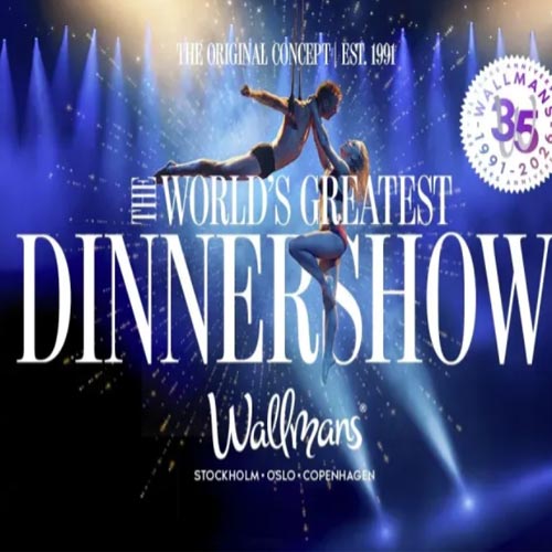 Boka Wallmans Dinner show i Stockholm 2025